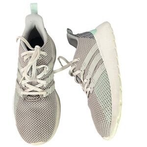 ADIDAS Unisex-Kid's Questar Flow Running Shoe White/aero Blue/Grey Big Kid 6.5